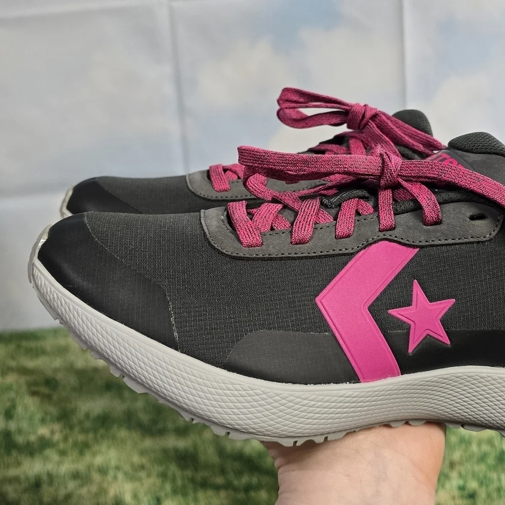 Converse | Star Series Running Sneakers 'Grey and Pink' Mens Size 9.5 - Picture 12 of 14